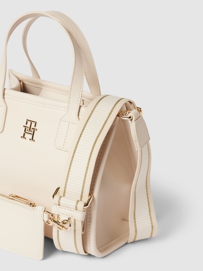 Tommy Hilfiger Handtasche mit Label-Applikation Modell 'CITY' Sand 3