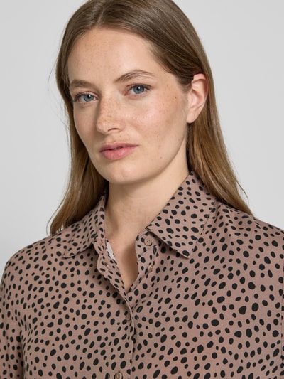 Christian Berg Woman Hemdbluse mit Knopfleiste Mittelbraun 3