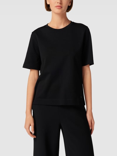 Windsor T-Shirt mit Label-Detail Black 4