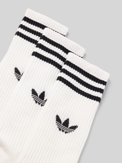 adidas Originals Skarpety z nadrukiem z logo w zestawie 3 szt. Biały 2