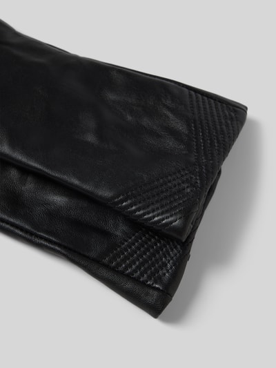 FI.NE Slim Fit Handschuhe aus echtem Lammnappa Black 2