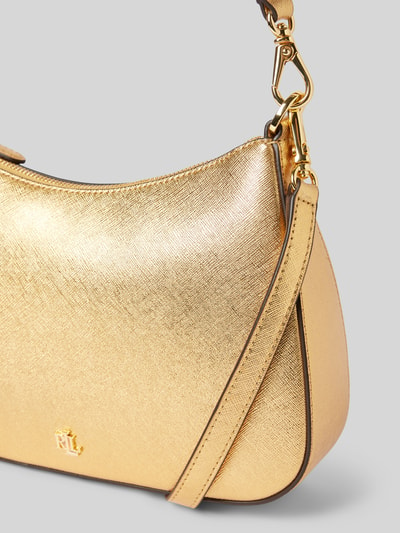 Lauren Ralph Lauren Handtasche mit Label-Applikation Modell 'DANNI' Gold 3