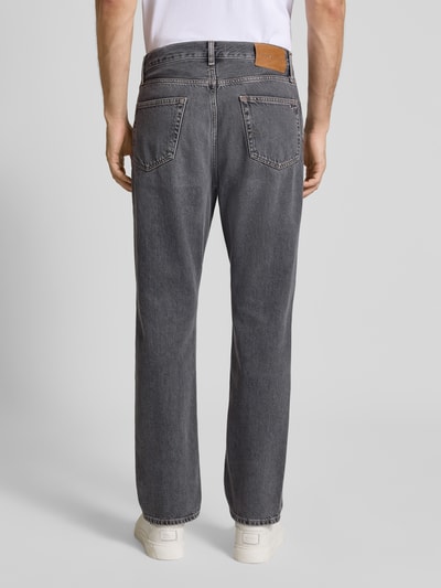 Tommy Hilfiger Jeansy o kroju straight fit z czystej bawełny Średnioszary 5