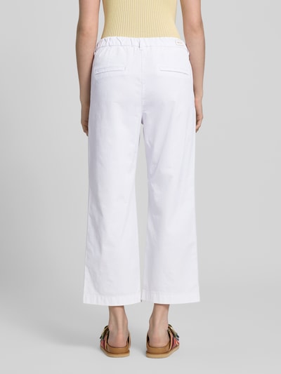 MAC Capribroek met paspelzakken aan de achterkant Wit - 5