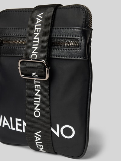 VALENTINO BAGS Crossbodytas met logoprint, model ''Bandoliera' Zwart - 2
