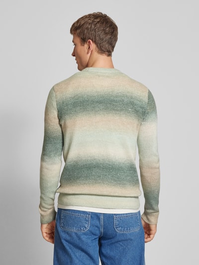 Only & Sons Strickpullover mit gerippten Abschlüssen Modell 'TIMBER' Beige 5