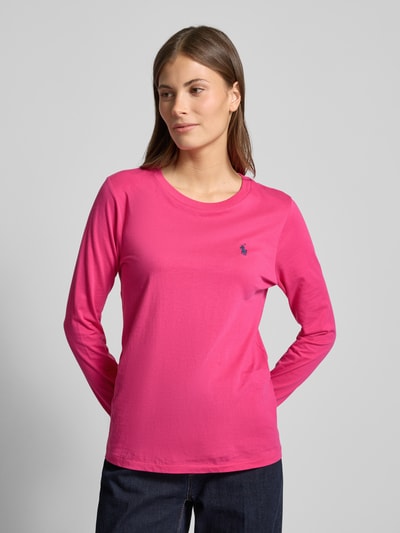 Polo Ralph Lauren Longsleeve mit Logo-Stitching Pink 3