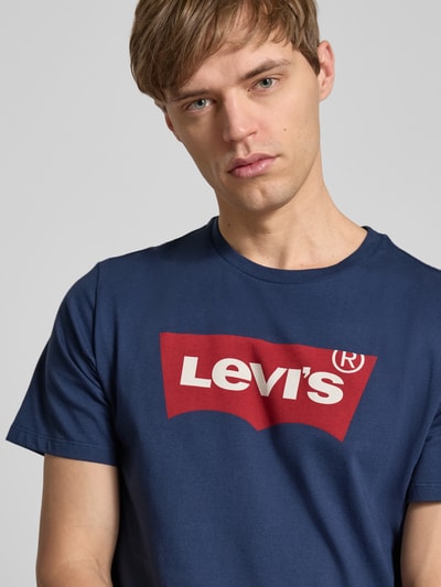 Levi's® T-Shirt mit Label-Print Blau 3