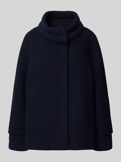 ICONS Cinzia Rocca Wolljacke mit Stehkragen Marine 2