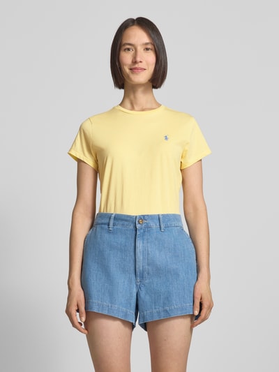 Polo Ralph Lauren T-Shirt mit Label-Stitching GELB 4