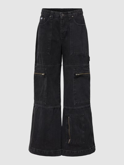 The Ragged Priest Jeans met ritszakken, model 'CLACKER' Zwart - 2