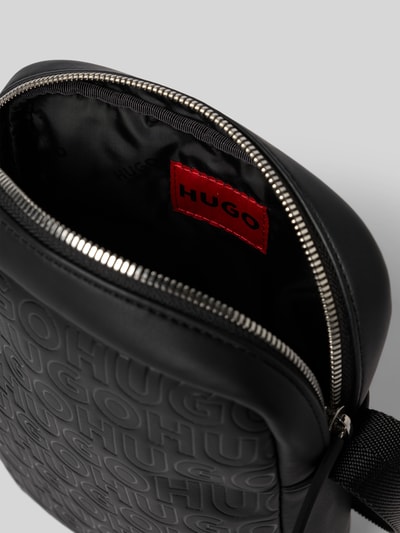 HUGO Umhängetasche mit Allover-Label-Muster Modell 'ETHON2.0HI' Black 5