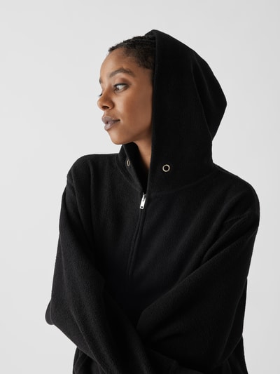 Les Tien Sweatjacke aus Frottee Schwarz 6