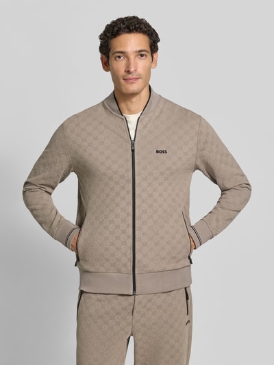 BOSS Green Regular Fit Sweatjacke aus Baumwoll-Mix Modell 'SW_Revival Skarley' Sand 4