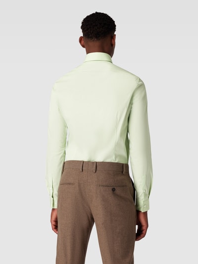 CK Calvin Klein Slim Fit Business-Hemd mit Kentkragen Modell 'Bari' Hellgruen 5