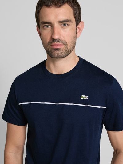 Lacoste T-Shirt mit Logo-Badge Blau 3