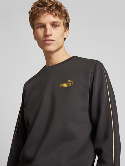 PUMA PERFORMANCE Sweatshirt met labelprint Zwart - 3