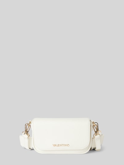 VALENTINO BAGS Handtasche mit Label-Applikation Modell 'MIRAMAR' Weiss 1