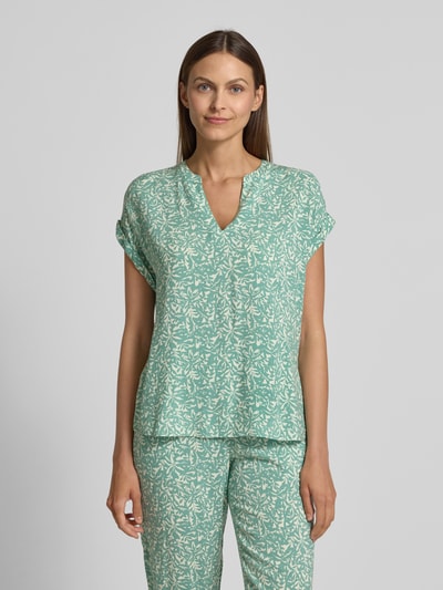 Tom Tailor Relaxed fit blouseshirt van pure viscose Mintgroen - 4
