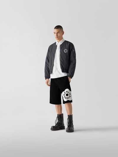 Kenzo Sweatshorts mit elastischem Bund Schwarz 1