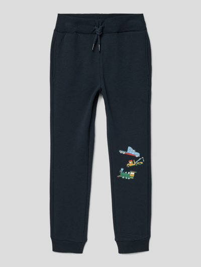 Name It Sweatpants mit Motiv-Print Modell 'OSANKY' Marine 1