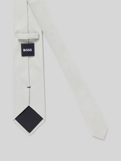 BOSS Krawatte mit Jacquard-Struktur Hellgrau 2