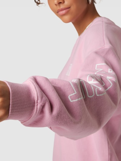 REVIEW Sweatshirt mit Statement-Prints Hellrosa 3