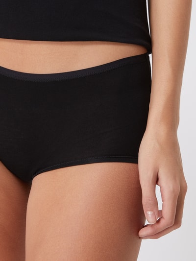 SCHIESSER Pantie mit elastischem Bund im 3er-Pack Black 3