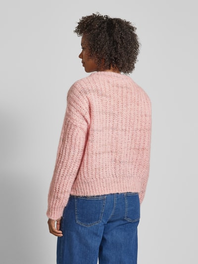 Rich & Royal Gebreide pullover met ronde hals Lichtroze - 5