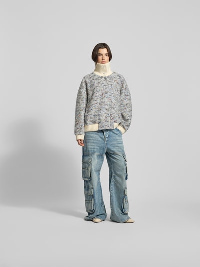 Iro Strickjacke mit Knopfleiste Ecru 1