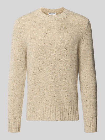 Marc O'Polo Denim Regular fit gebreide pullover van scheerwolmix Offwhite - 2