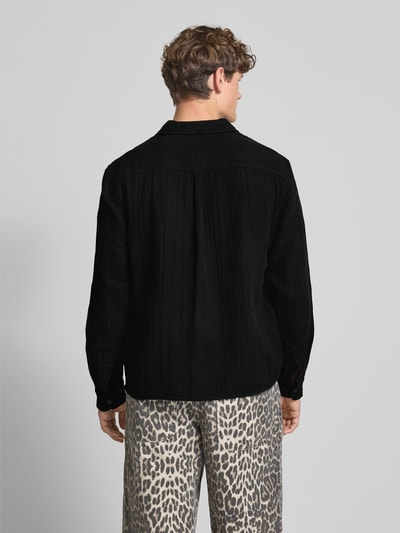 REVIEW Freizeithemd aus Musselin Black 5