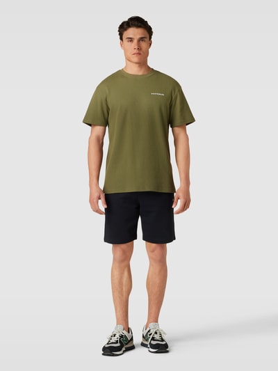Anerkjendt T-Shirt mit Logo-Stitching Modell 'KIKKI' Olivgrün 1