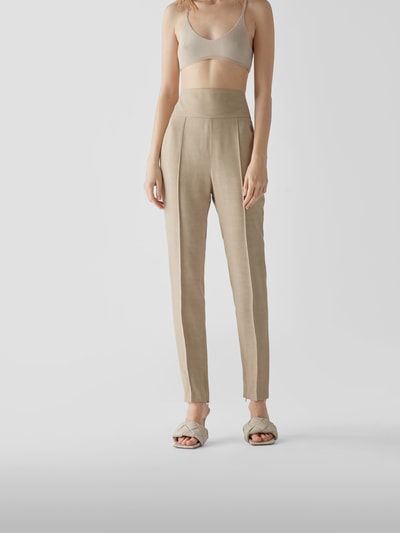 Alexandre Vauthier Bundfaltenhose mit Eingrifftaschen Beige 4