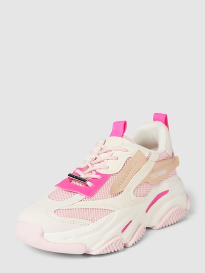 Steve Madden Sneaker mit Label-Print Modell 'POSESSION' Pink 1