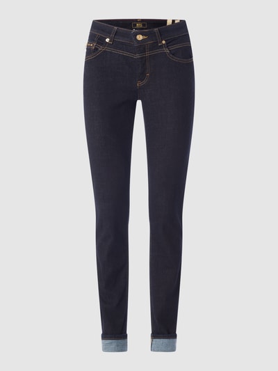 MAC Straight Fit Jeans mit Stretch-Anteil Modell 'Rich' Marine 1