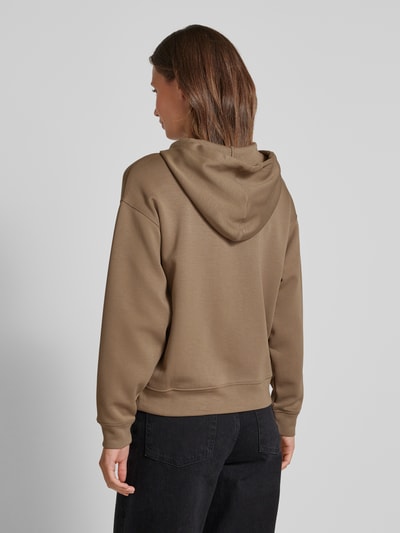 MSCH Copenhagen Hoodie mit Label-Detail Modell 'Ima' Taupe 5