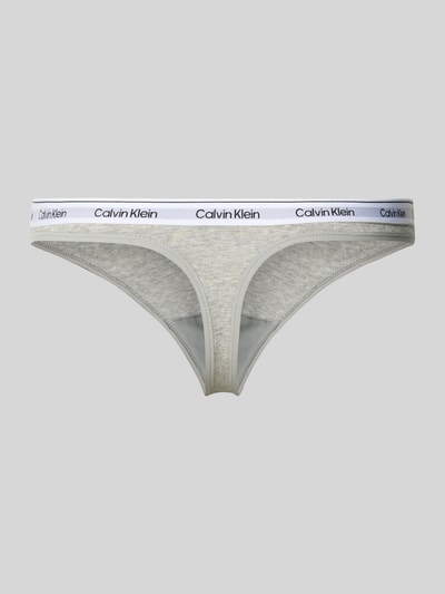 Calvin Klein Underwear String met logostitching, model 'Modern' Groen - 3