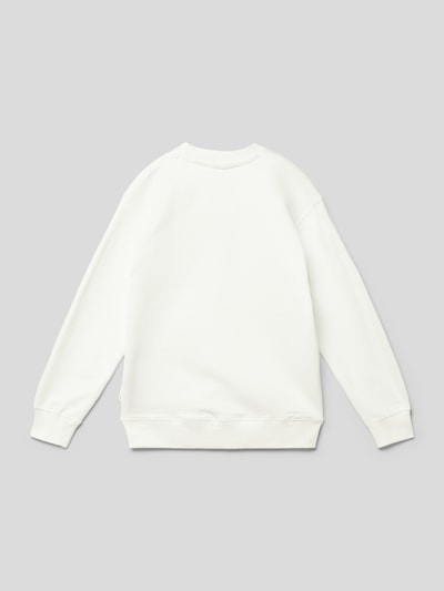 Marc O'Polo Sweatshirt mit Label-Print Offwhite 3