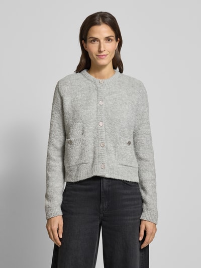 Rich & Royal Strickjacke mit Knopfleiste Mittelgrau 4