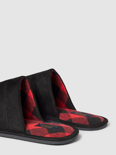 Polo Ralph Lauren Huisschoenen met labelstitching, model 'KLARENCE' Zwart - 2