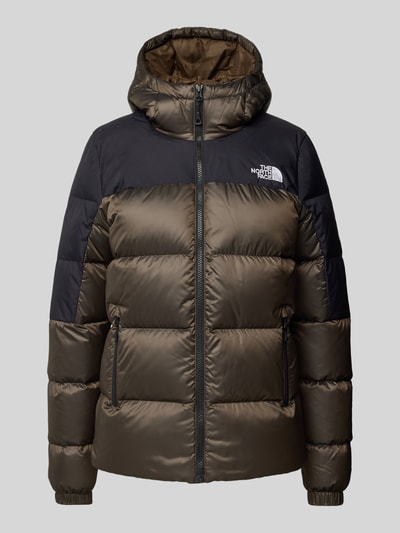 The North Face Kurtka puchowa z wyhaftowanym logo model ‘Diablo’ Czekoladowy 2