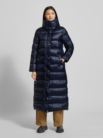 Lauren Ralph Lauren Płaszcz puchowy ze stójką i bocznymi zamkami błyskawicznymi Granatowy 4