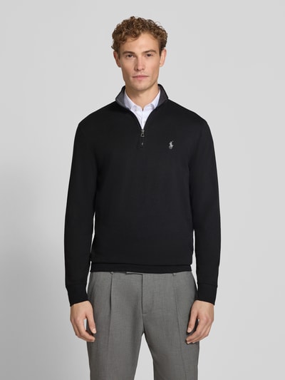 Polo Ralph Lauren Regular Fit Sweatshirt aus Baumwoll-Mix Black 4