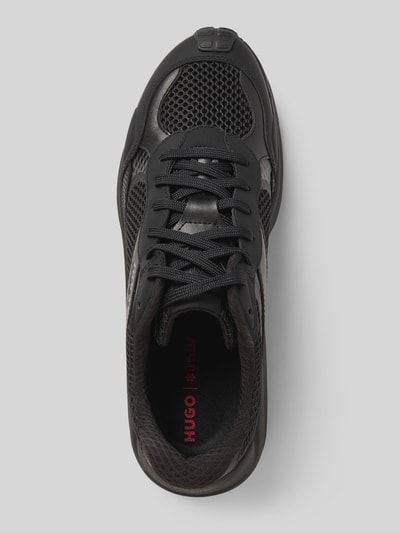 HUGO Sneaker mit Schnürung und Label-Detail Black 3