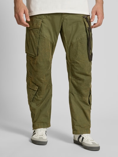 G-Star Raw Stoffen broek met 5-pocketmodel, model 'Rovic' Olijfgroen - 4