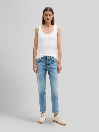 Marc O'Polo Top o kroju slim fit z mieszanka bawełny Biały 1