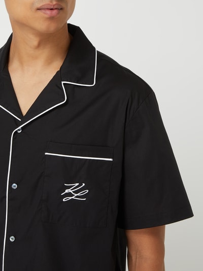 Karl Lagerfeld Pyjamabovendeel met stretch  Zwart - 3