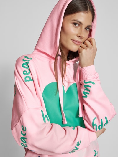 miss goodlife Hoodie mit überschnittenen Schultern Rosa 3