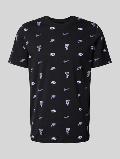 Nike T-Shirt mit Label-Print Black 1